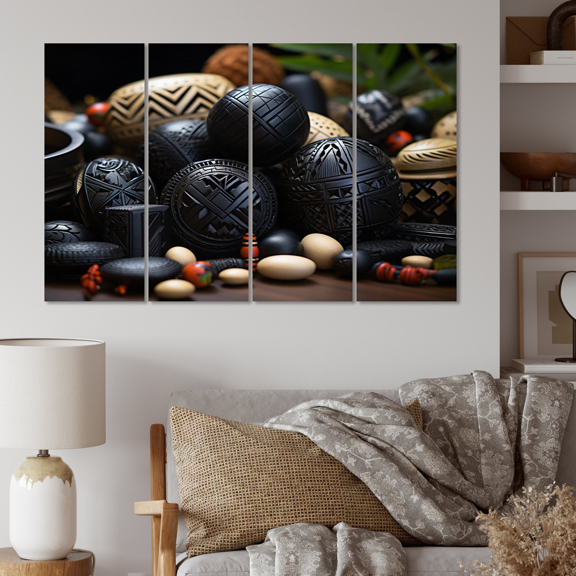 Design Art African Jewelry - African American Wall Art Living Room - 4 ...